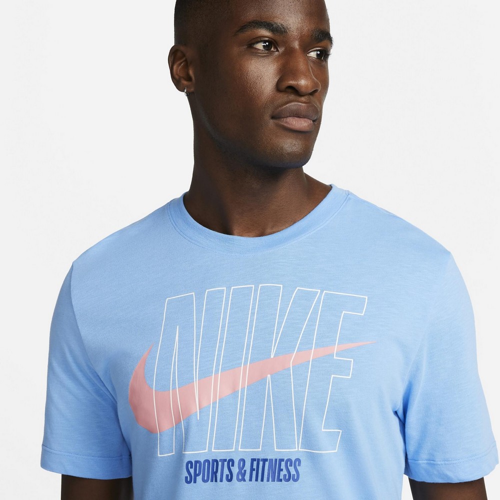 Tricou bărbătesc Nike M NK DF TEE SLUB HBR XL Albastru deschis photo 4